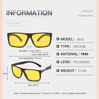 LongKeeper gogle noktowizyjne kierowcy noktowizyjne okulary przeciwodblaskowe ze świecącymi okulary do jazdy UV400 okulary przeciwsłoneczne 6